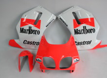 ホンダNS50外装塗装：マルボロカラー塗装