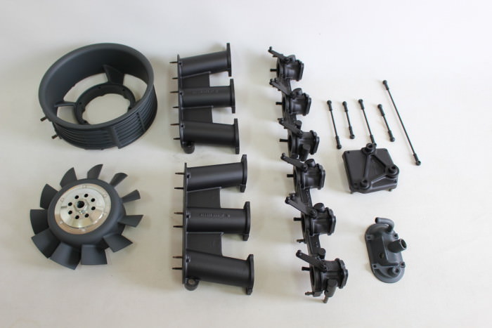 ポルシェスロットル等塗装