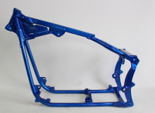 ハーレーダビッドソンフレーム塗装：ダイヤモンドコーティング