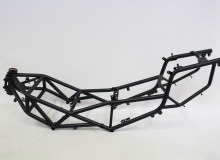 バイクフレーム塗装：パウダーコート