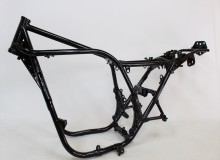 カワサキZ1フレーム塗装：ダイヤモンドコーティング