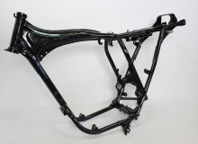 ホンダCB400Fフレーム塗装：パウダーコート