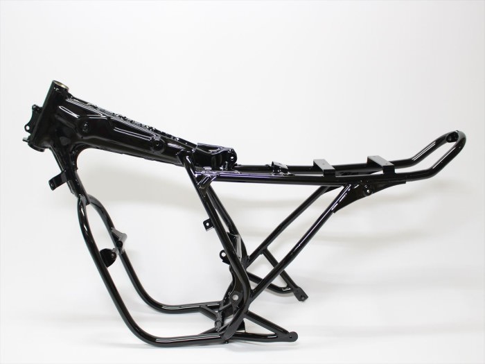 ホンダNS50Rフレーム塗装：パウダーコート