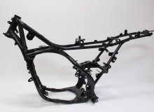 ヤマハYDR250フレーム塗装：ダイヤモンドコーティング