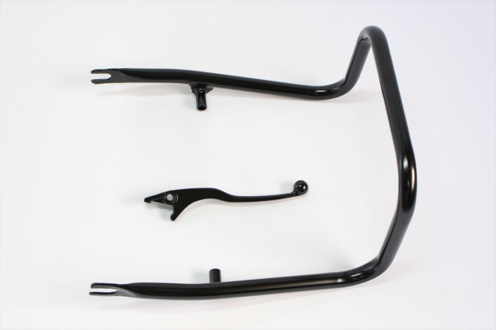 カワサキタンデムバー等塗装：パウダーコート