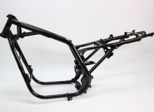 カワサキゼファー750フレーム塗装：パウダーコート