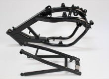 HUSQVARNA SM50フレーム塗装：ダイヤモンドコーティング