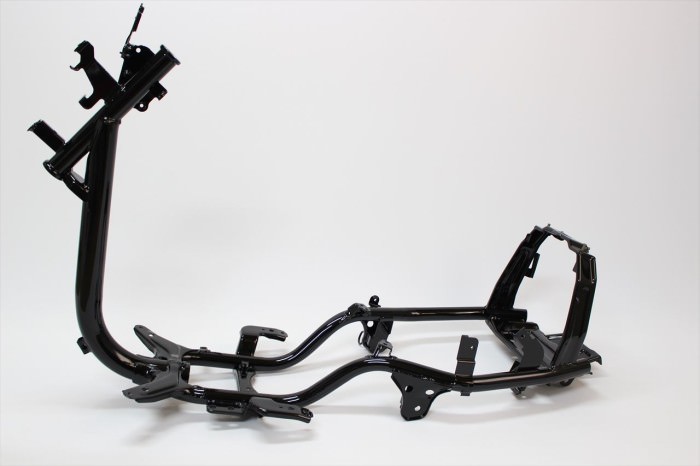 ヤマハビーノフレーム塗装：パウダーコート