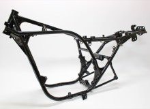 カワサキZ1000フレーム塗装：パウダーコート