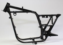 カワサキW1フレーム塗装：パウダーコート