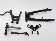 カワサキZ1スイングアーム等塗装：パウダーコート