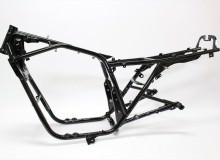 スズキGSX1100S刀フレーム塗装：パウダーコート