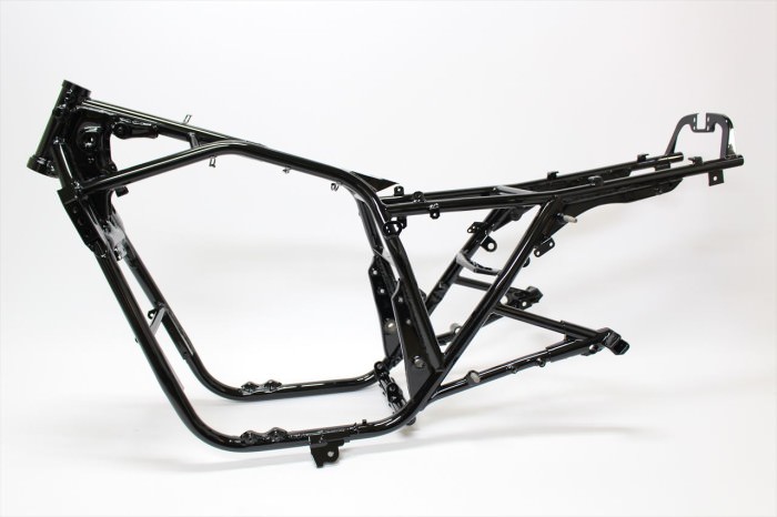 スズキGSX1100S刀フレーム塗装：パウダーコート