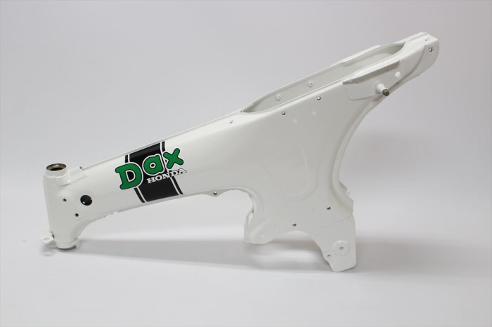 ホンダダックス（DAX）フレーム等塗装：パウダーコート