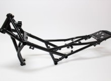 スズキグース250フレーム塗装：パウダーコート