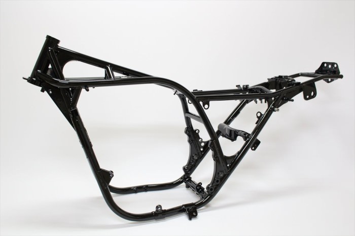 カワサキZフレーム塗装：パウダーコート