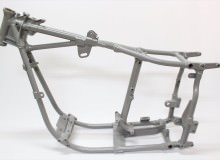 ハーレーダビッドソンフレーム塗装：パウダーコート