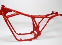 ホンダCB900Fフレーム等塗装：パウダーコート