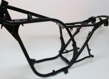 カワサキZ1フレーム塗装：パウダーコート