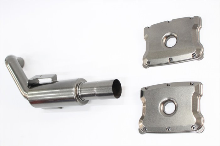 ハーレーダビッドソンマフラー等塗装：ダイヤモンドコーティング