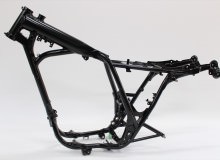 ヤマハSR400フレーム塗装：パウダーコート