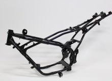 ヤマハRZ250Rフレーム塗装：パウダーコート