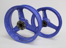 ヤマハFZRホイール塗装：ダイヤモンドコーティング