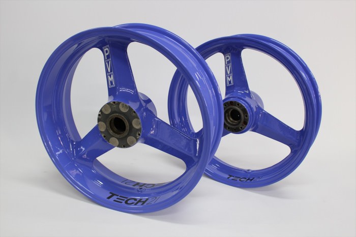 ヤマハFZRホイール塗装：ダイヤモンドコーティング