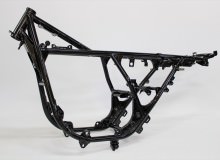 カワサキH2（SS750)フレーム塗装：ダイヤモンドコーティング