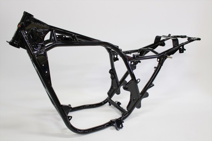 カワサキZ1000フレーム塗装：パウダーコート