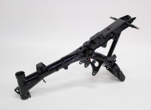 ホンダモンキーフレーム塗装：パウダーコート