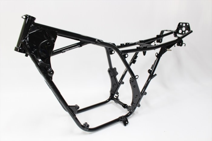 カワサキZ400FXフレーム塗装：パウダーコート