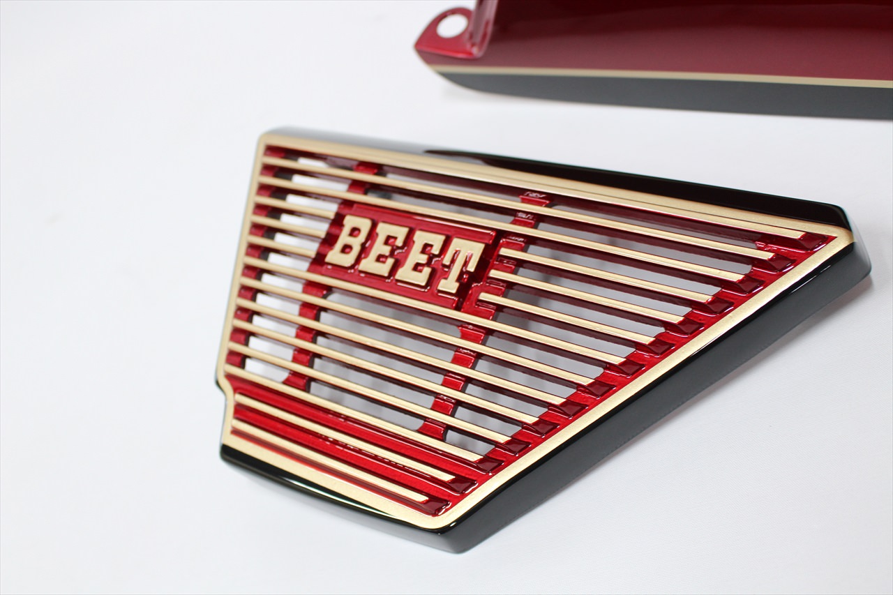 カワサキZ400FX外装塗装：純正調色塗装 - バイク塗装ならグローバル