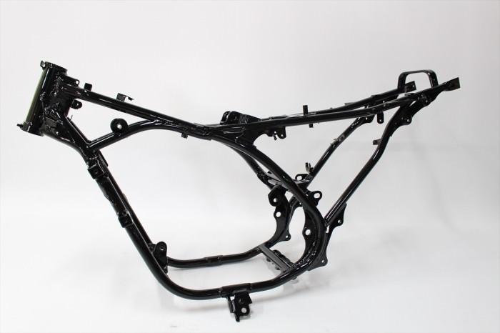 ヤマハRZ250フレーム塗装：ダイヤモンドコーティング