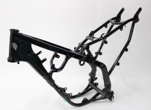 カワサキKDX125フレーム塗装：パウダーコート