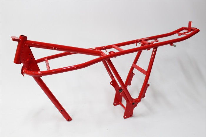 MVAGUSTAアグスタ350フレーム塗装：パウダーコート