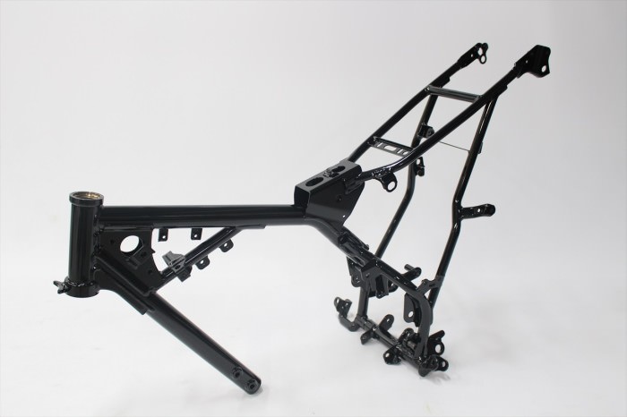 ヤマハTTR125フレーム塗装：パウダーコート