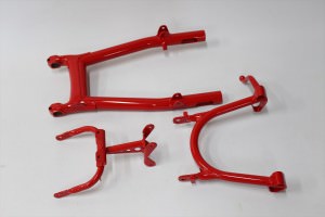 DUCATIスイングアーム塗装