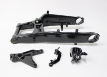 ホンダCBR650Fスイングアーム塗装：パウダーコート