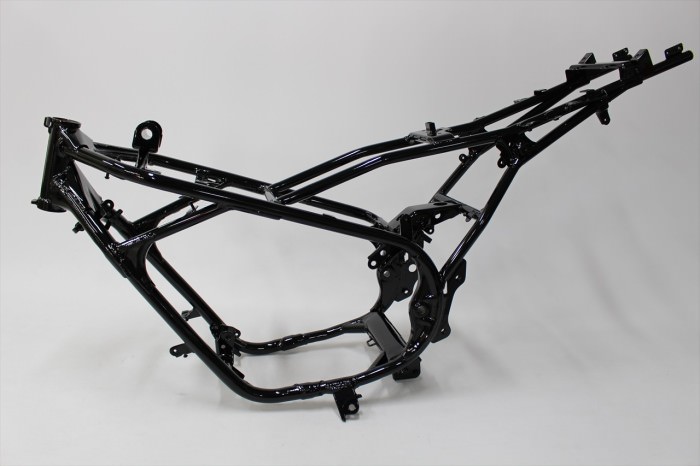 ヤマハRZ-Rフレーム塗装：パウダーコート