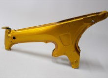 ホンダDAXフレーム等塗装：ダイヤモンドコーティング