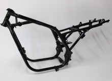 カワサキゼファー750フレーム塗装：パウダーコート