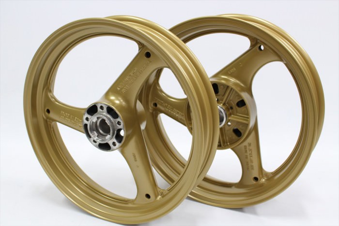 スズキGSX400FS純正ホイール塗装：パウダーコート