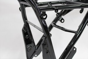 GSX1100S刀フレーム塗装　パウダーコート　粉体塗装