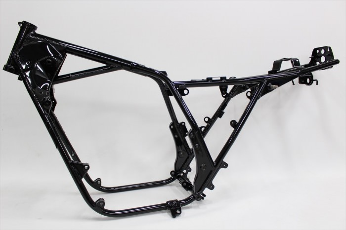 カワサキZ400FXフレーム塗装：パウダーコート