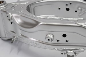 TZR250Rフレーム塗装ダイヤモンドコーティング