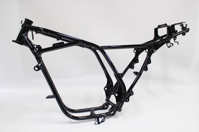 ヤマハBR250フレーム塗装：パウダーコート