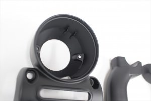 ハーレーダビッドソンハンドルクランプ塗装パウダーコート