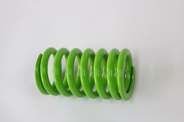 カワサキKSR80サスペンションスプリング塗装：パウダーコート